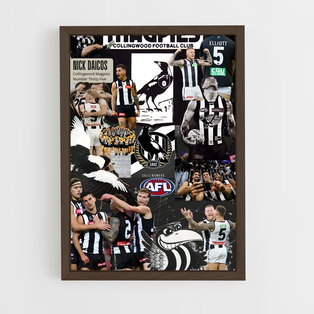 Poster L'Essence des Magpies – affiche Football australien (vue 5)